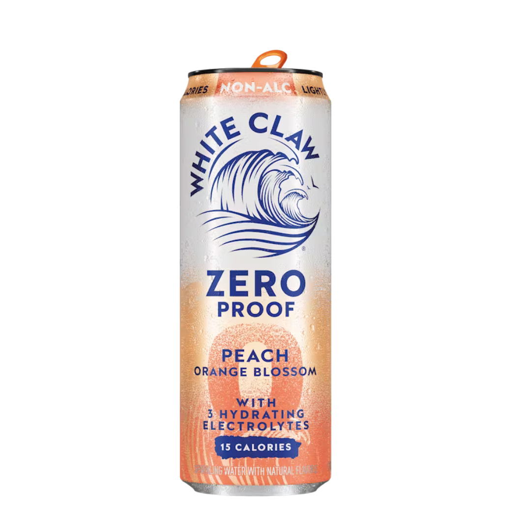 White Claw 0% Alcohol - Peach Orange Blossom