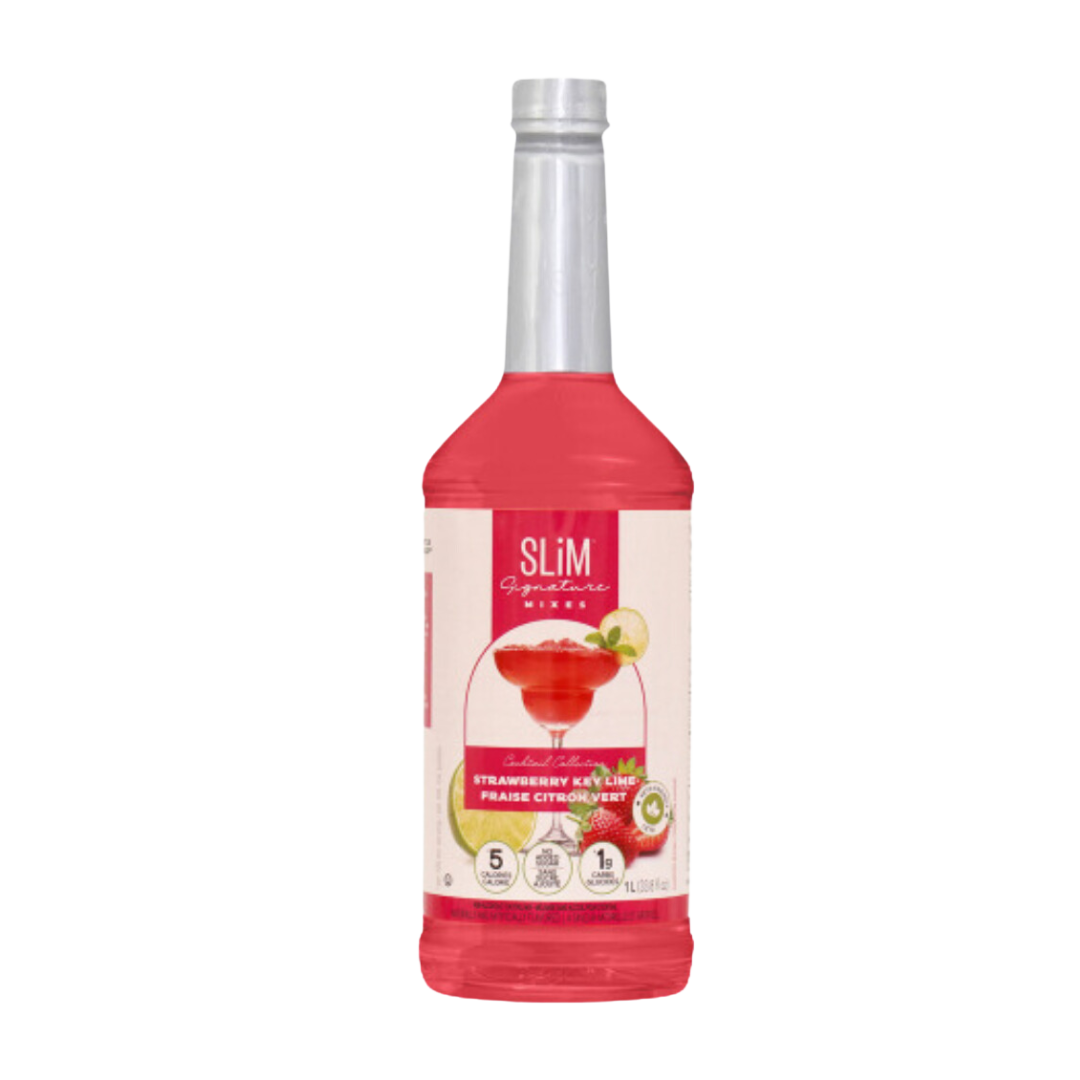 SLiM - Mélange pour margarita fraise et citron vert - Zéro sucre