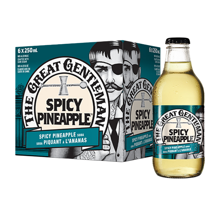The Great Gentleman - Spicy Pineapple Soda (6 Pack Bottle)