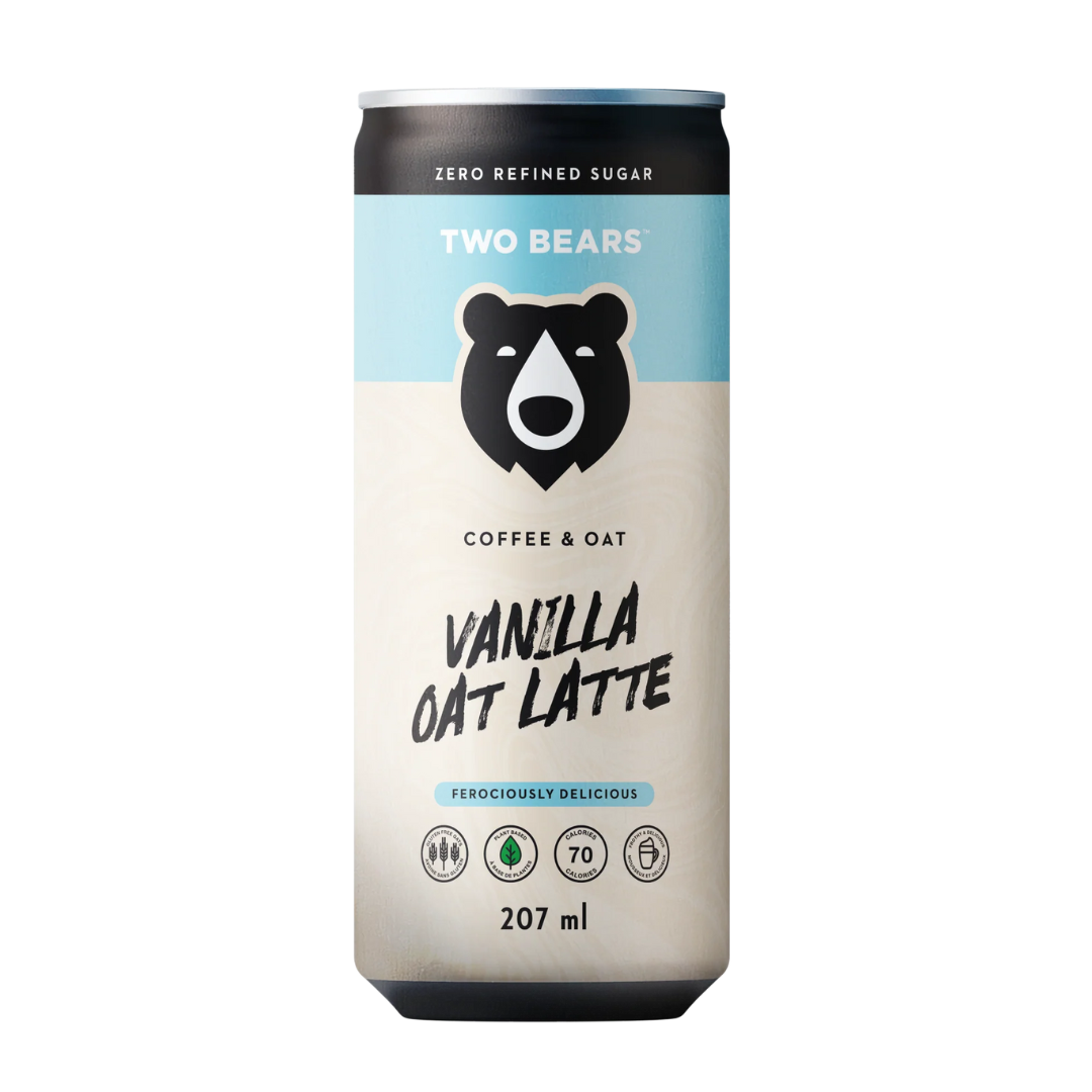 Two Bears - Latté à l'avoine vanille mousseux