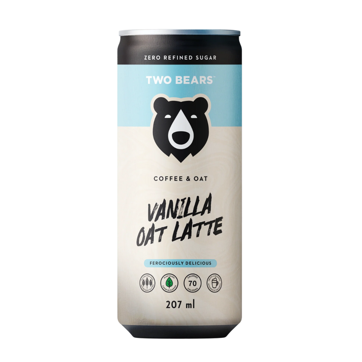 Two Bears - Latté à l'avoine vanille mousseux