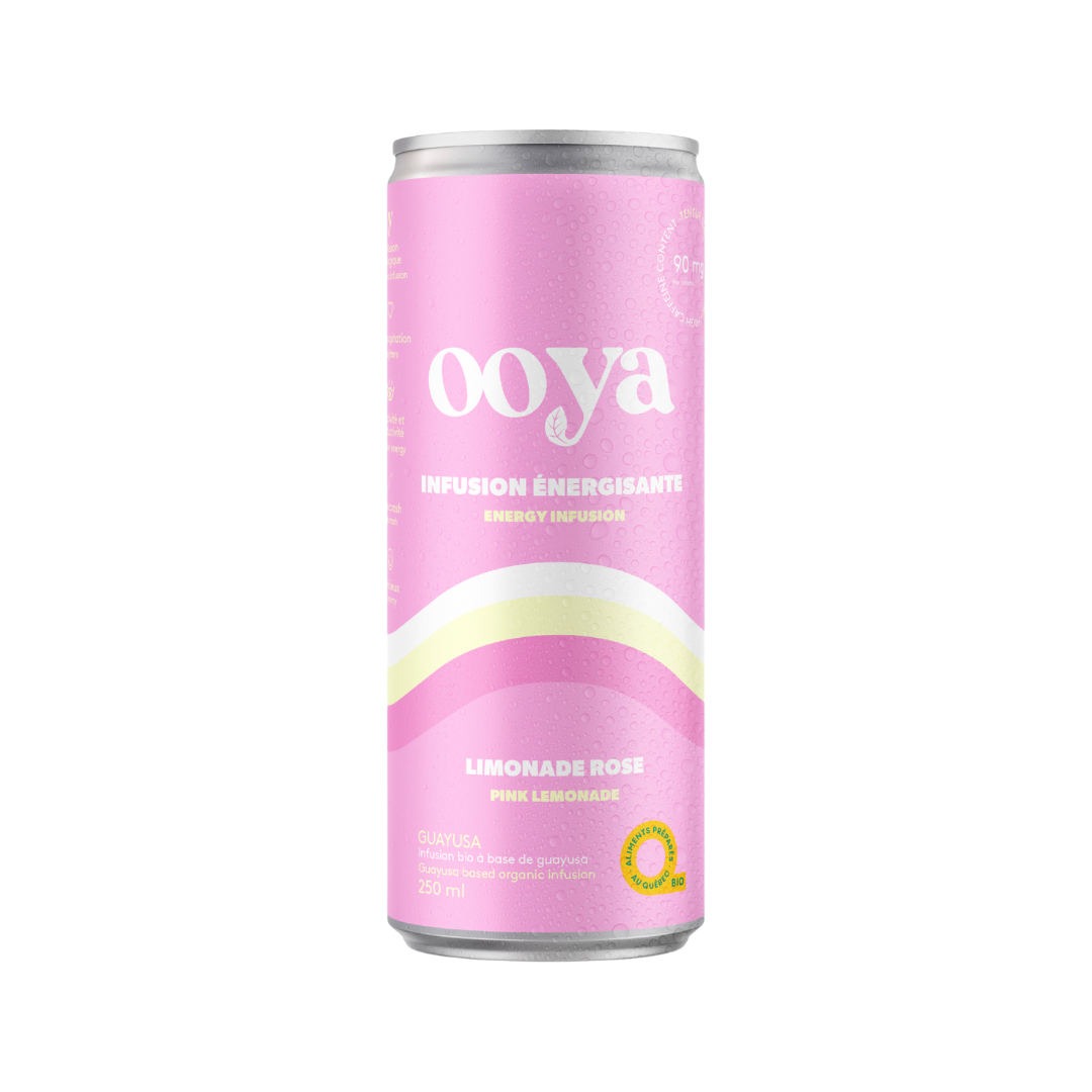OOYA - Pink Lemonade - Natural Energy Drink *Limited Edition*