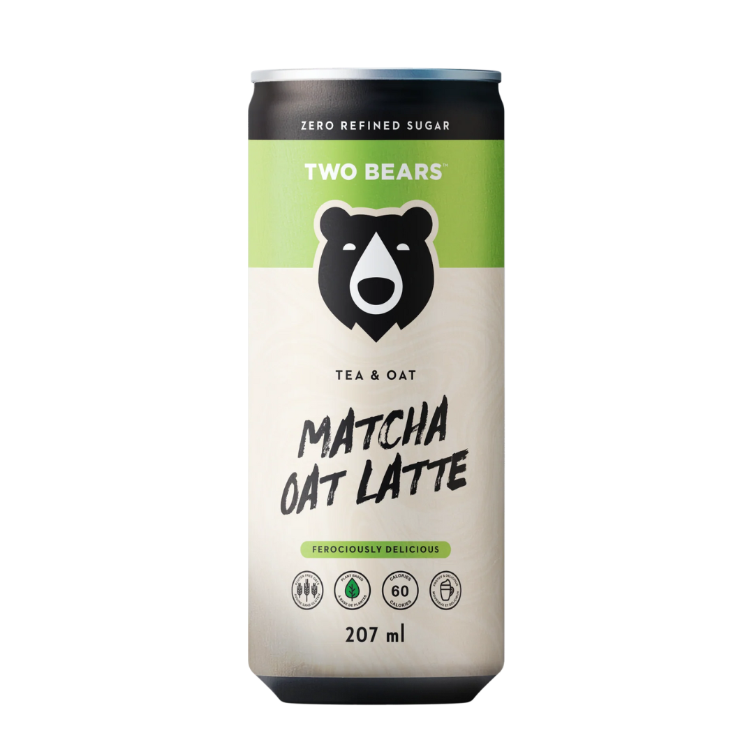 Two Bears - Latté d'avoine au matcha mousseux