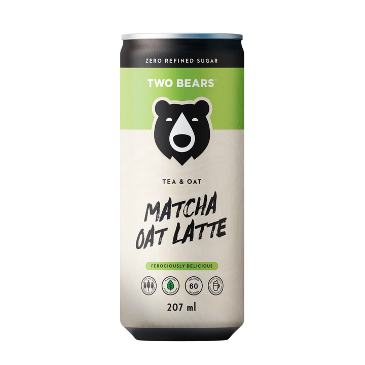 Two Bears - Latté d'avoine au matcha mousseux