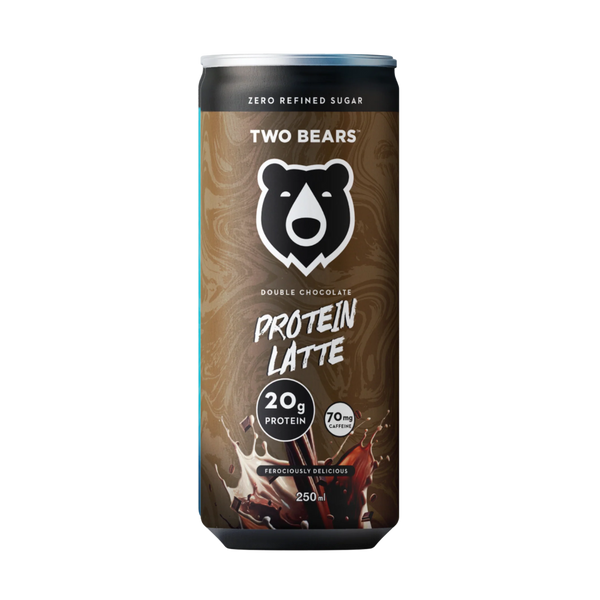 Two Bears Natural Double Chocolate Protein Latte - Upside Drinks