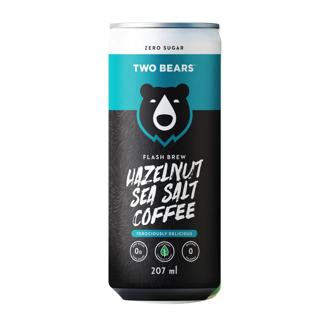 Two Bears Natural Hazelnut Sea Salt Flash Brew Coffee - Upside