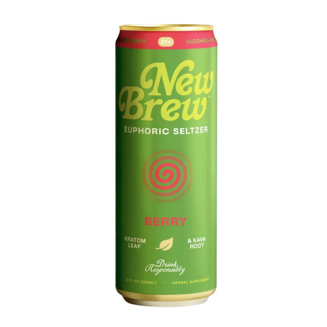 New Brew - Berry Euphoric Seltzer - Kratom / Kava
