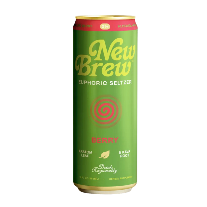 New Brew - Berry Euphoric Seltzer - Kratom / Kava