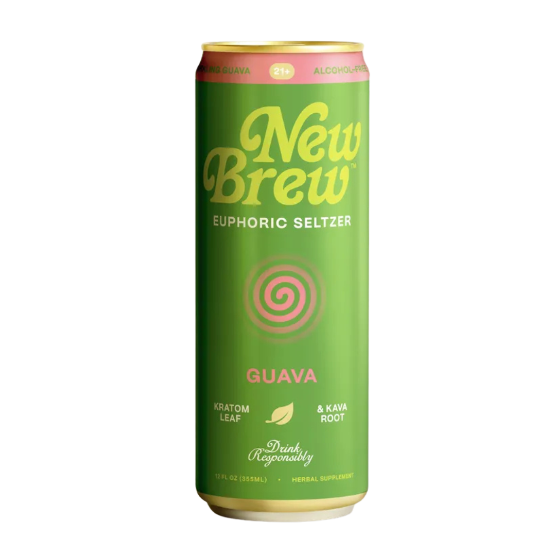New Brew - Guava Euphoric Seltzer - Kratom / Kava