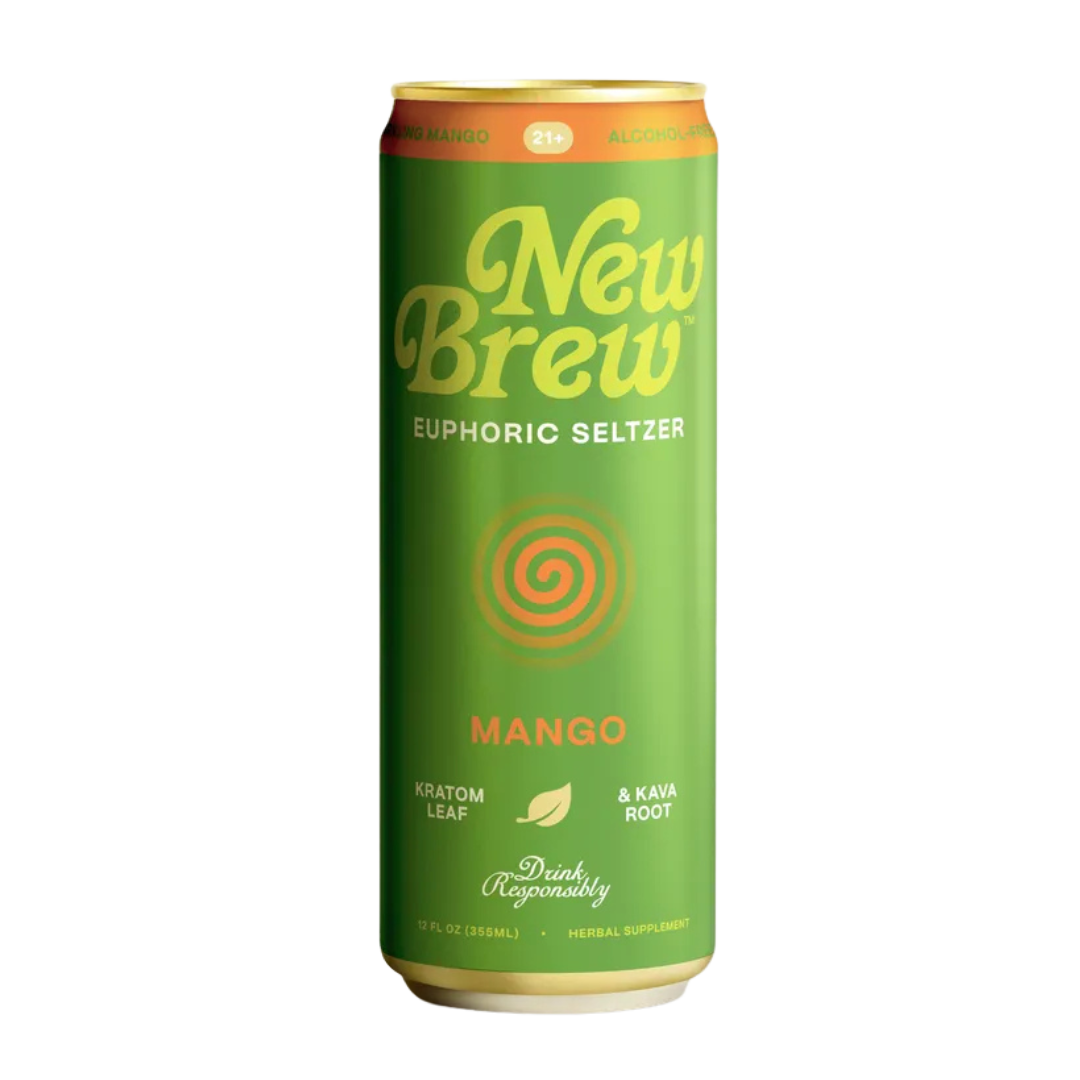 New Brew - Mango Euphoric Seltzer - Kratom / Kava