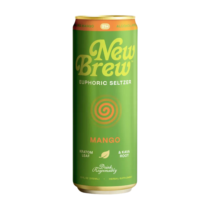 New Brew - Mango Euphoric Seltzer - Kratom / Kava