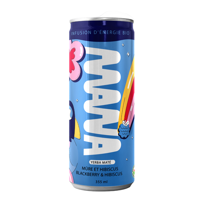 MANA Yerba Maté - Mûre & Hibiscus