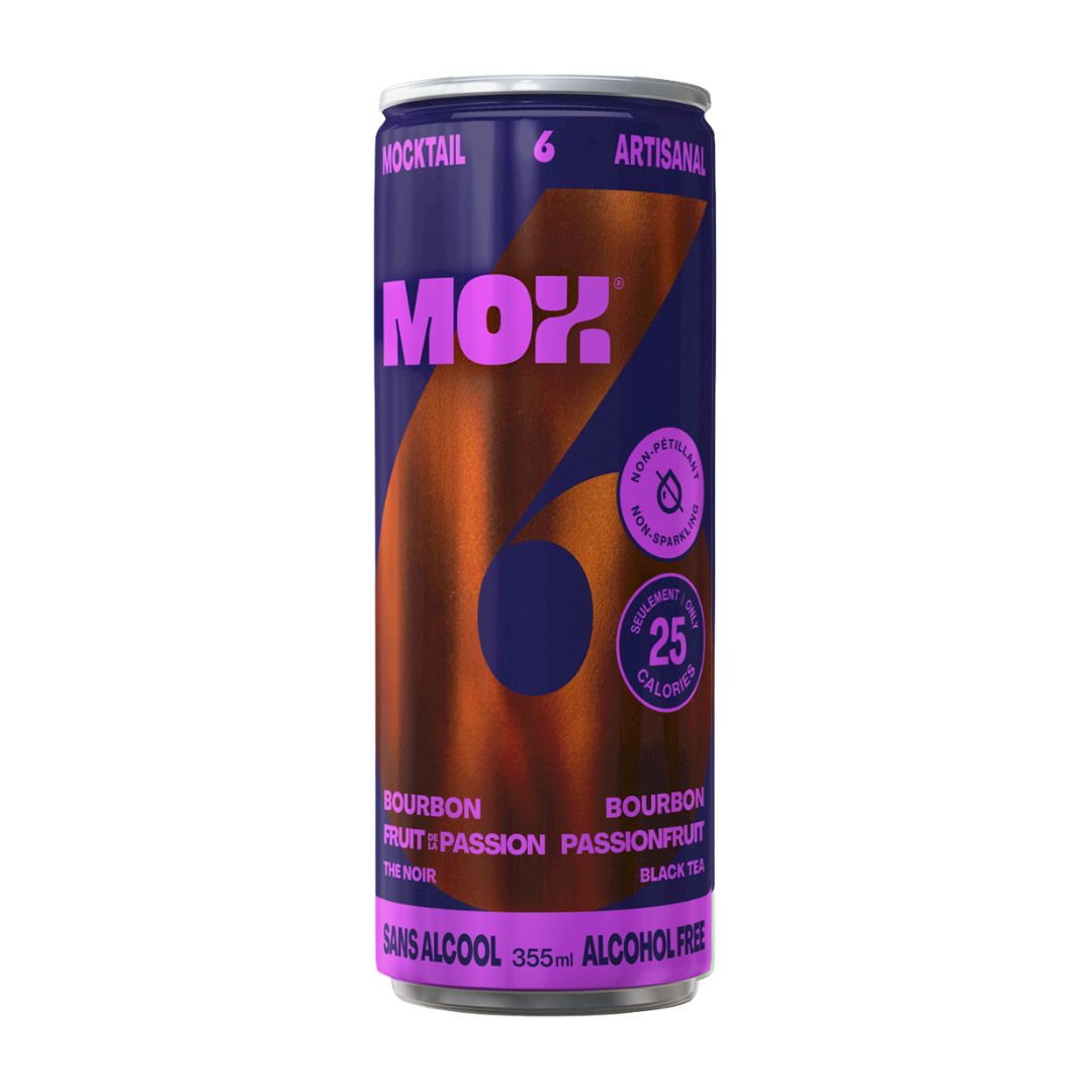 Mox Mocktails - Mox 6 - Bourbon Fruit de la Passion Thé Noir