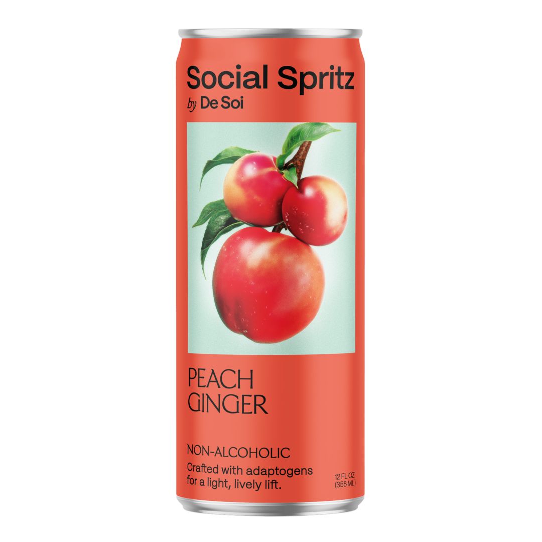 De Soi – Social Spritz Pêche et gingembre sans alcool