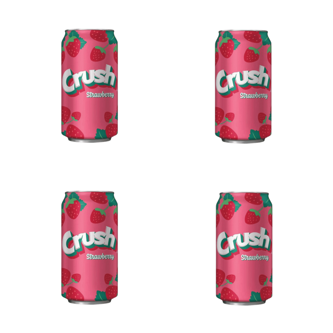 CRUSH - Strawberry (4 Pack)