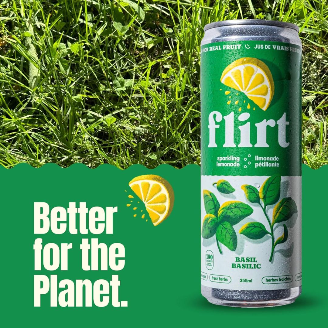 Flirt - Limonade Pétillante au Basilic