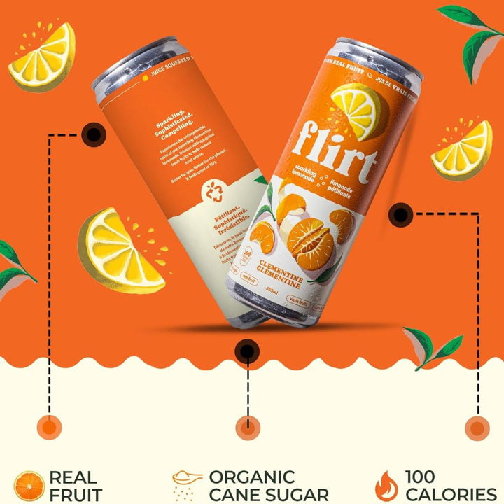 Flirt - Limonade Pétillante à la Clémentine