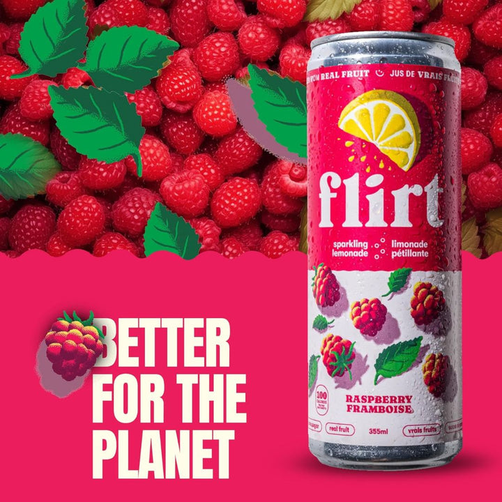 Flirt - Limonade pétillante à la framboise