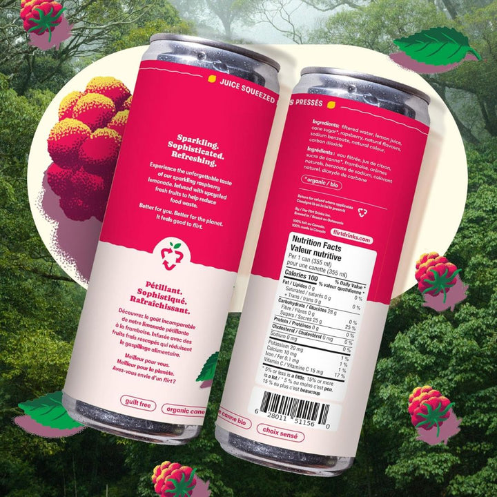 Flirt - Limonade pétillante à la framboise