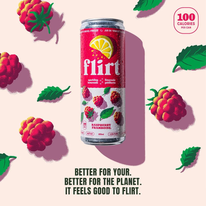 Flirt - Limonade pétillante à la framboise