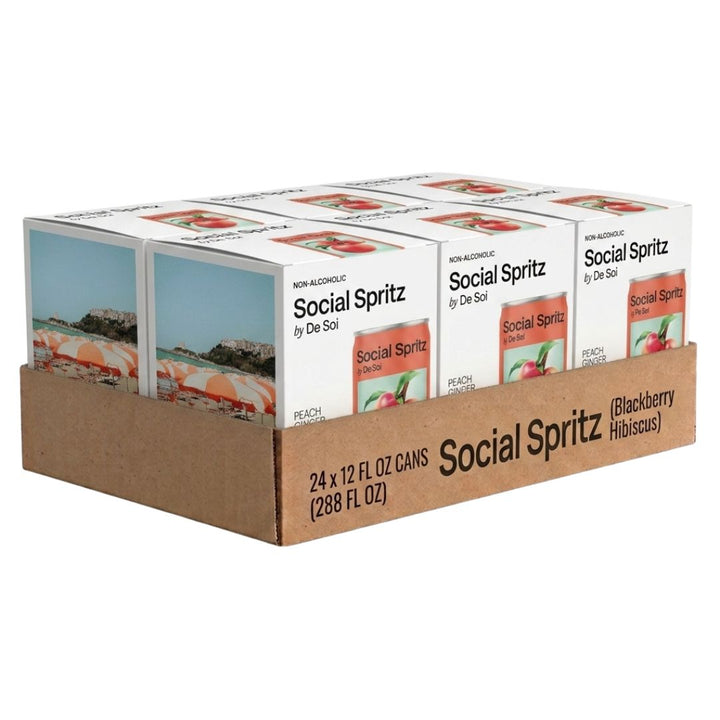 De Soi – Social Spritz Pêche et gingembre sans alcool