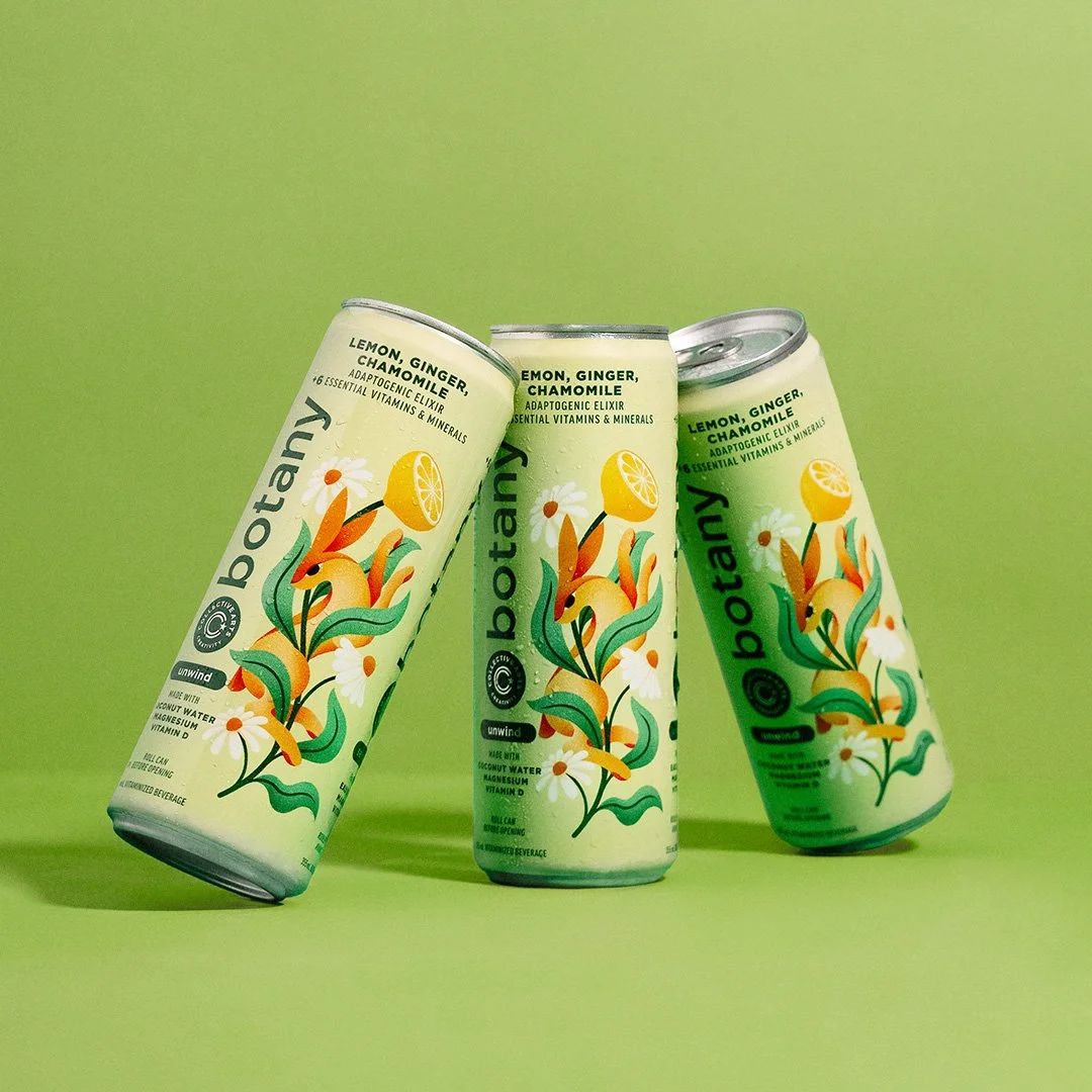 Collective Arts Natural Botany Adaptogenic Elixir Lemon, Ginger
