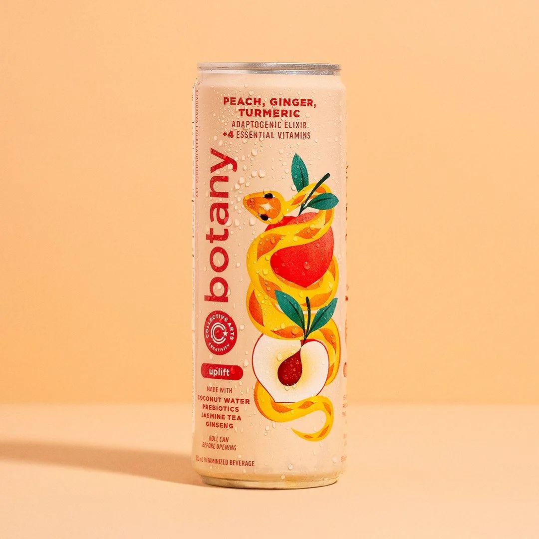 Collective Arts - Botany Adaptogenic Elixir - Peach, Ginger, Turmeric