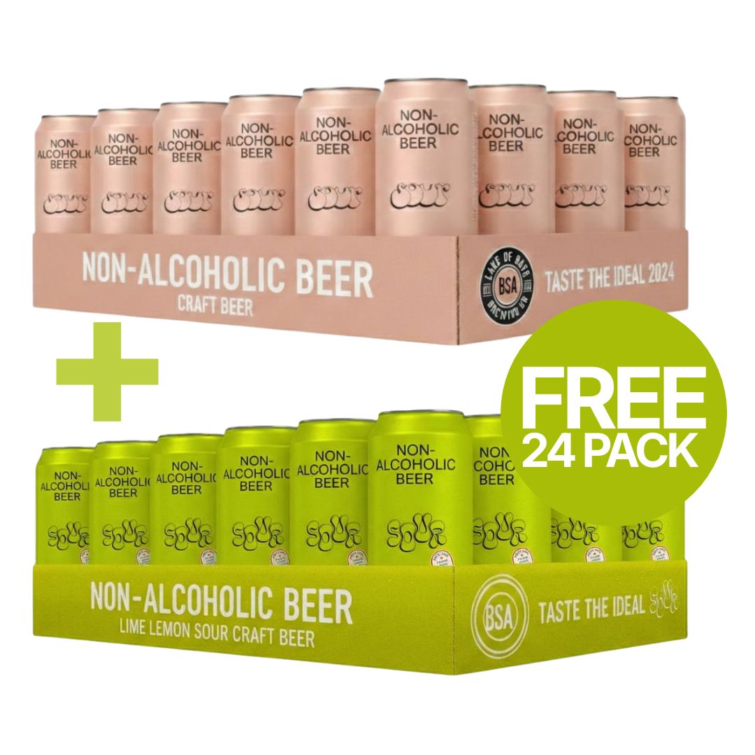 BSA - Tropical Sour + FREE BSA Lime Lemon Sour 24 Pack
