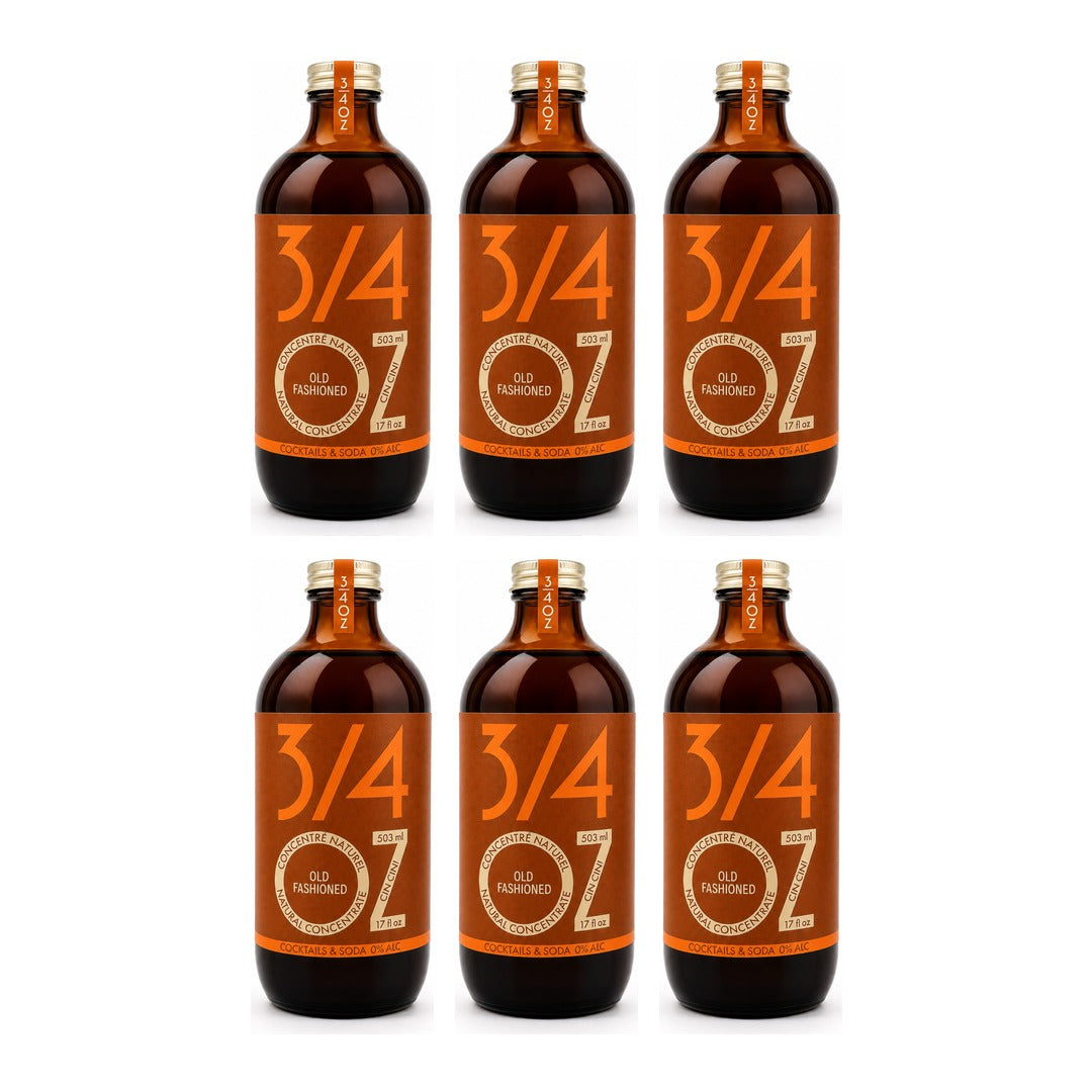 3/4 OZ - Old Fashioned Syrup, 6 bottles