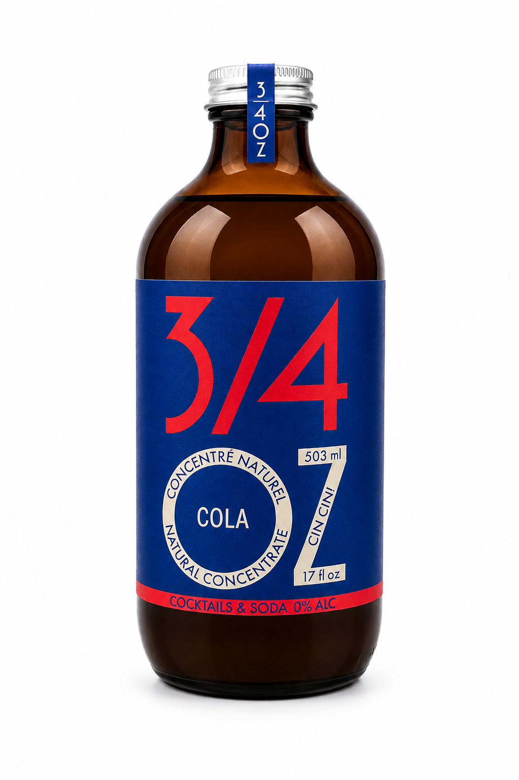 3/4 OZ - Cola Syrup bottle, 2026 rebrand