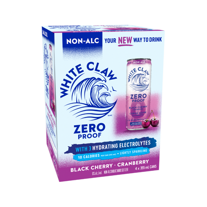 White Claw Zero Proof™ Black Cherry Cranberry