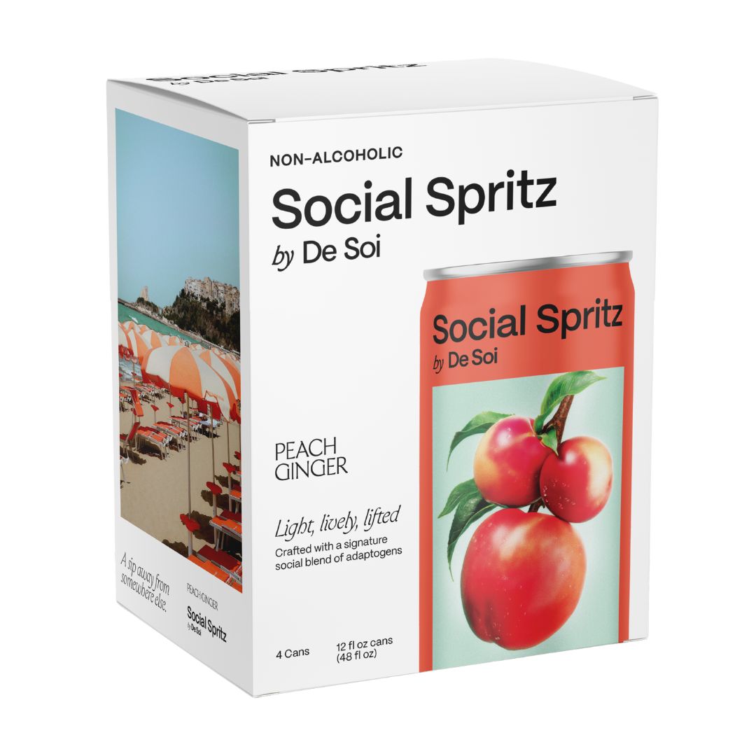 De Soi – Social Spritz Pêche et gingembre sans alcool