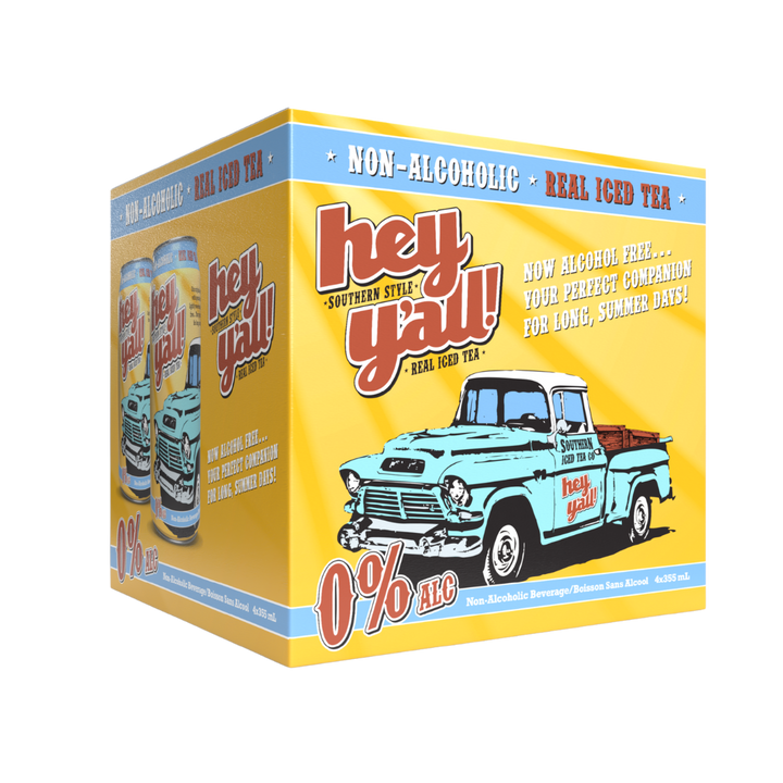 Hey Y'all - Real Iced Tea - Non-Alcoholic Iced Tea