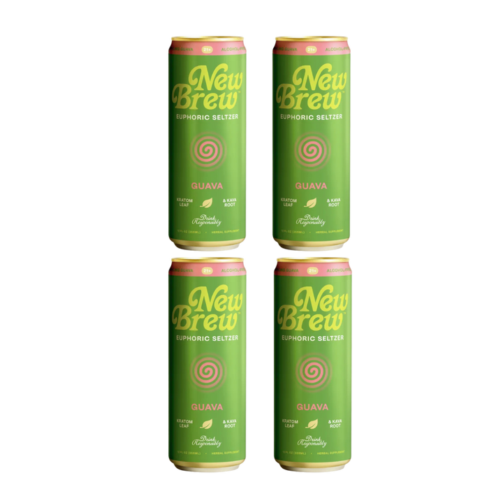 New Brew - Guava Euphoric Seltzer - Kratom / Kava