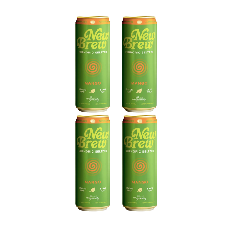 New Brew - Mango Euphoric Seltzer - Kratom / Kava