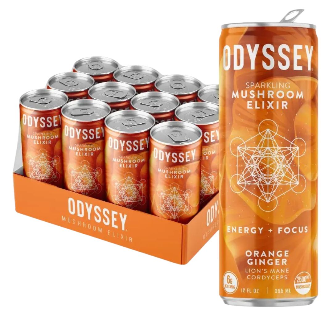 Odyssey Mushroom Elixir – Pétillant à l’orange et au gingembre