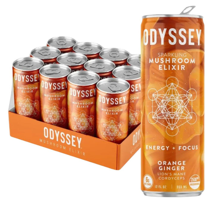 Odyssey Mushroom Elixir – Pétillant à l’orange et au gingembre
