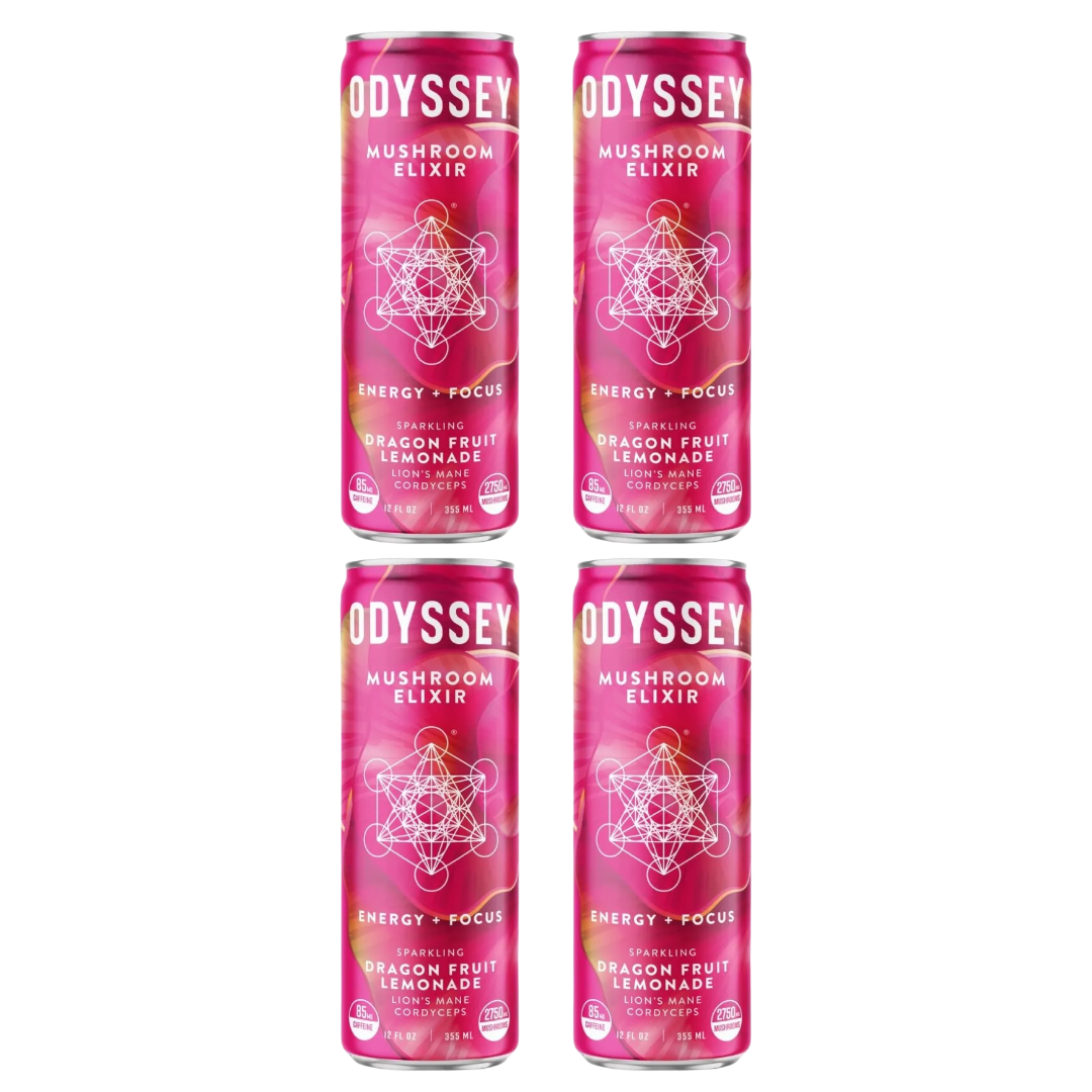 Odyssey Mushroom Elixir – Limonade pétillante au fruit du dragon