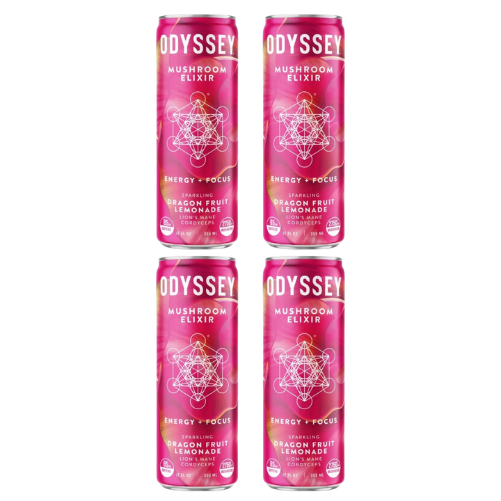 Odyssey Mushroom Elixir – Limonade pétillante au fruit du dragon