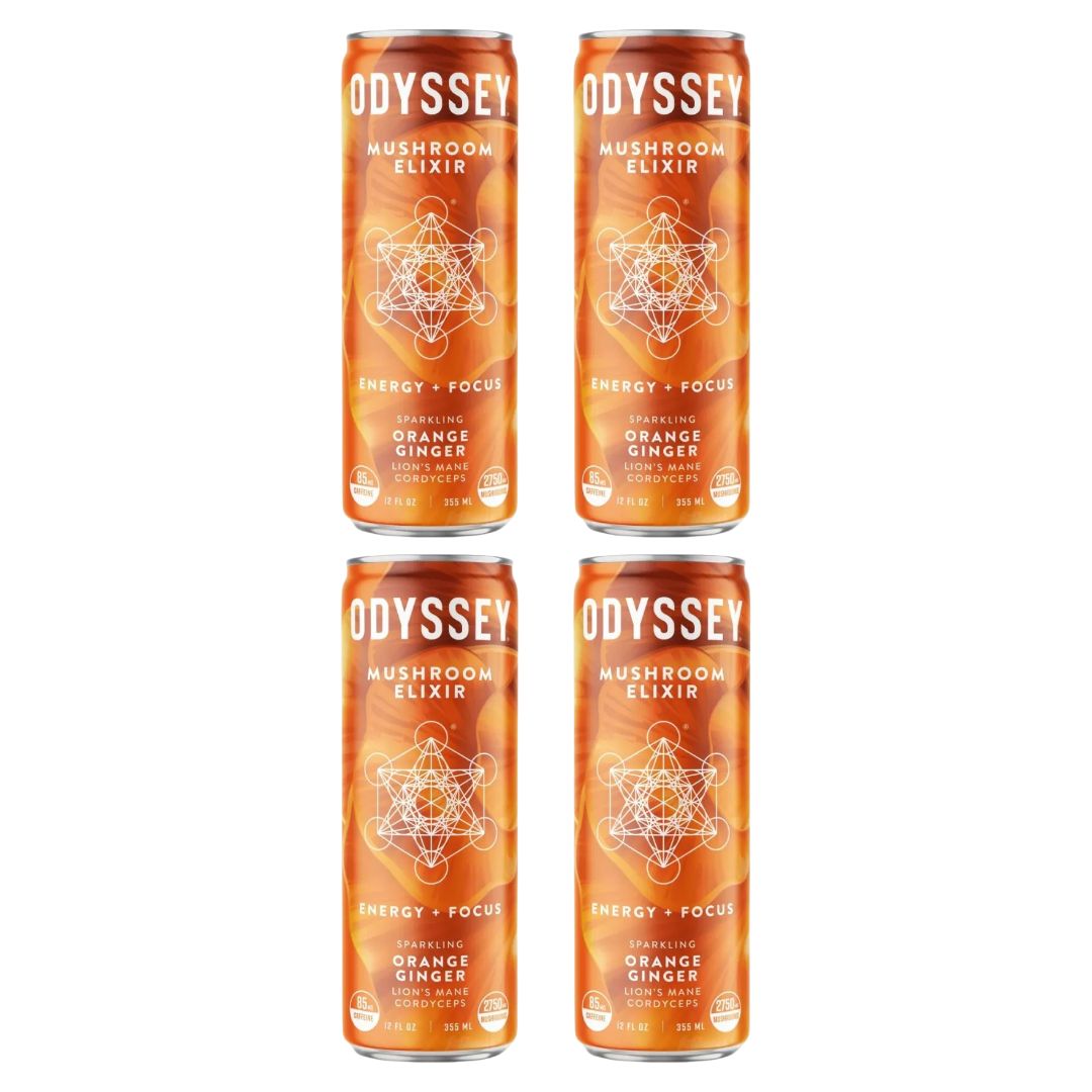 Odyssey Mushroom Elixir – Pétillant à l’orange et au gingembre