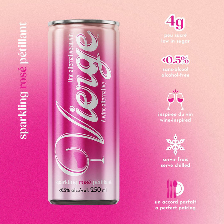 Vierge - Rosé Pétillant - Alternative au Vin