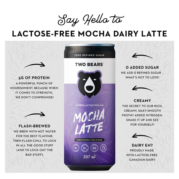 Two Bears - Latté mocha sans lactose