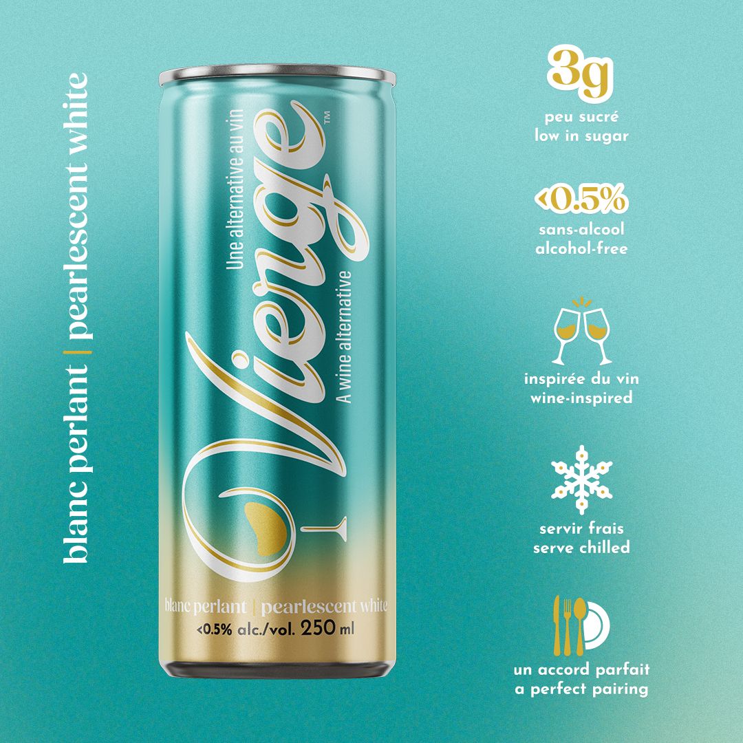 Vierge - Vierge Blanc Perlant - Alternative au Vin