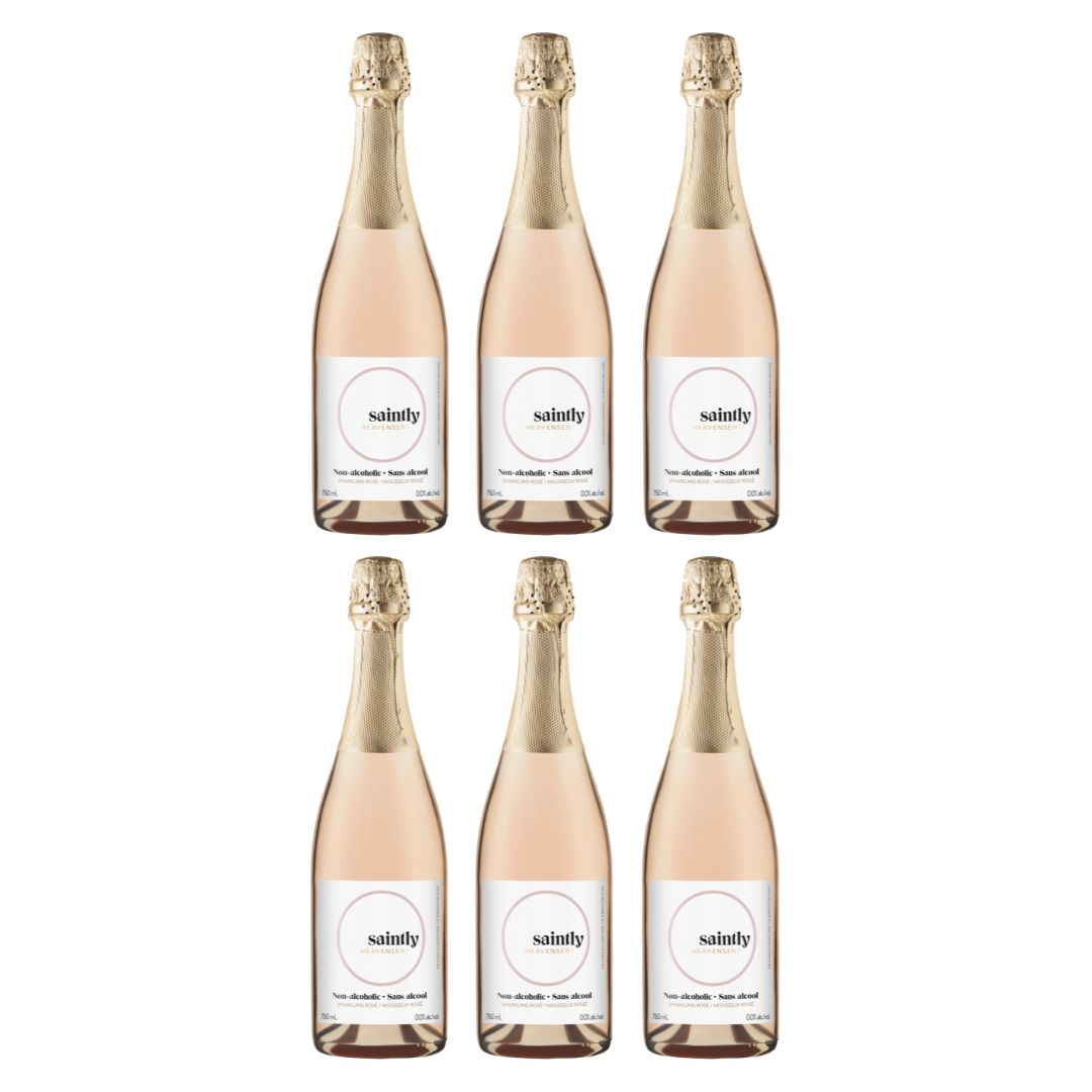 Saintly Heavensent - Sparkling Rose, non-alcoholic wine, photo 2 of 3