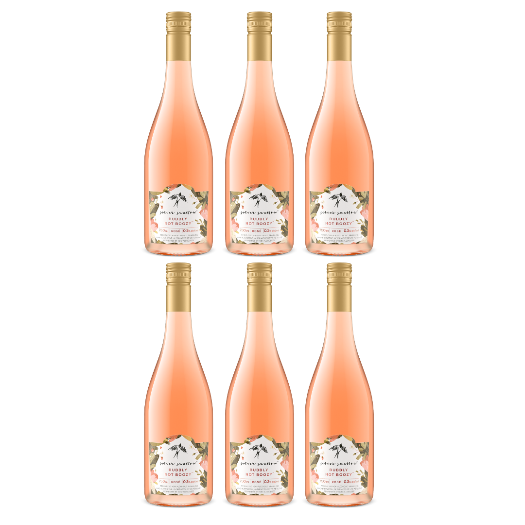 Silver Swallow - Rosé Pétillant Pas Alcoolisé - Alternative au Vin