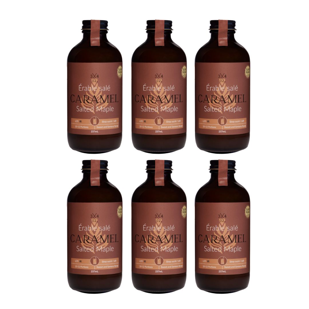 3/4 OZ - Sirop de Caramel Salé à l'Érable