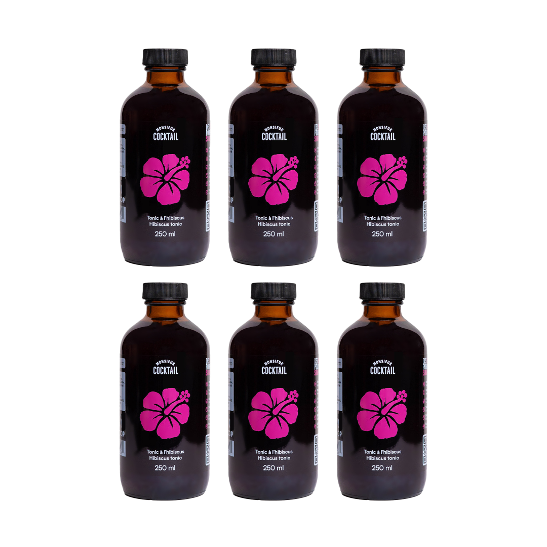 Monsieur Cocktail - Hibiscus Tonic (250mL)
