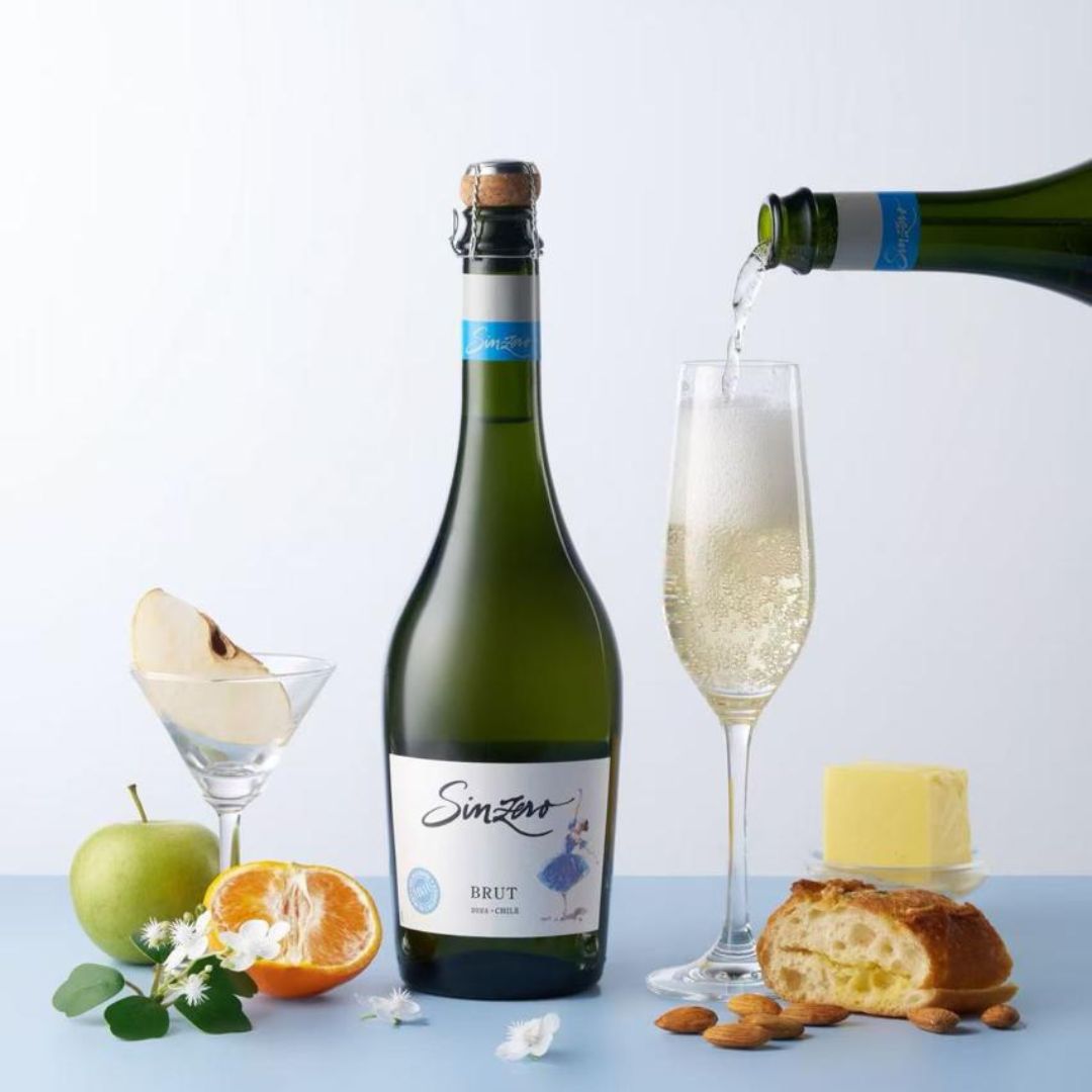 Sinzero - Chardonnay Brut pétillant sans alcool