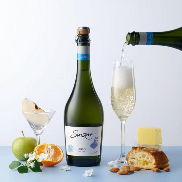 Sinzero - Chardonnay Brut pétillant sans alcool