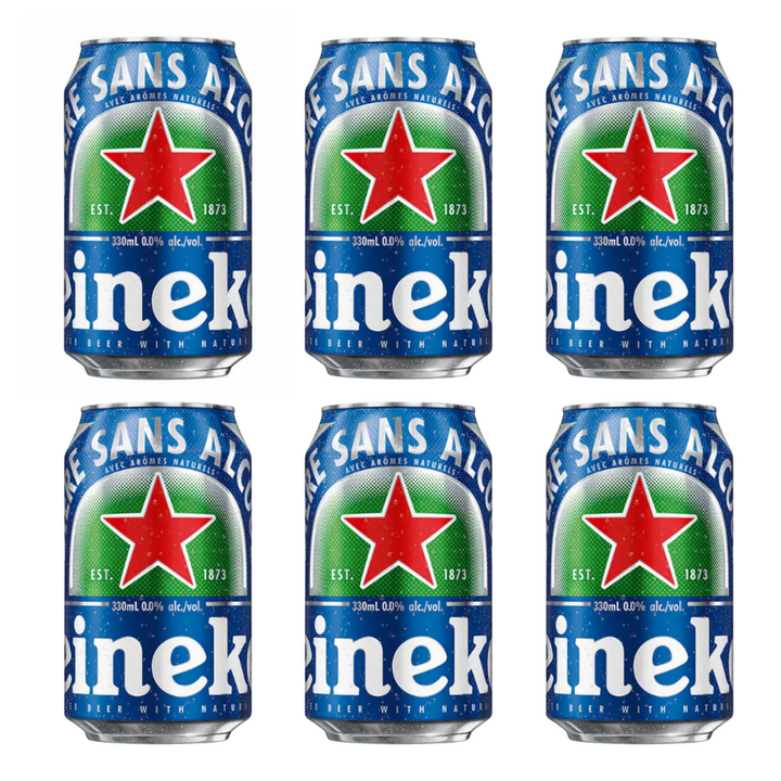 Heineken 0.0 - Bière (Lot de 6)